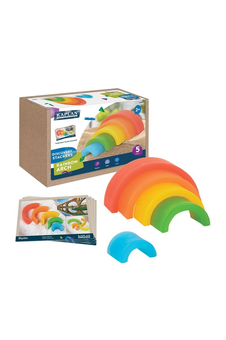 Discovery Stackers - Rainbow Arch - 5 Pieces, Main, color, Rainbow