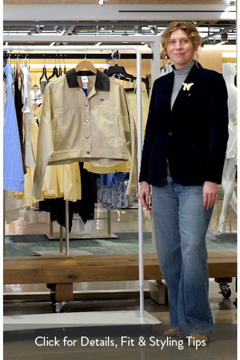 Essential Canvas Oversize Track Jacket video