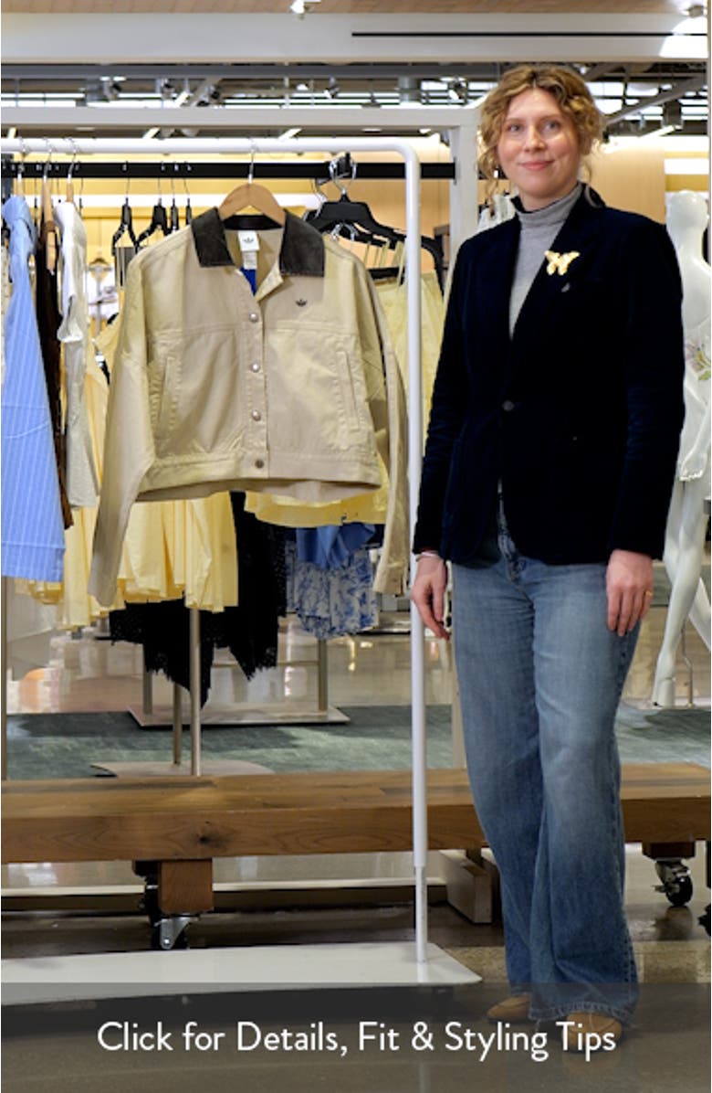 Essential Canvas Oversize Track Jacket, sales video thumbnail