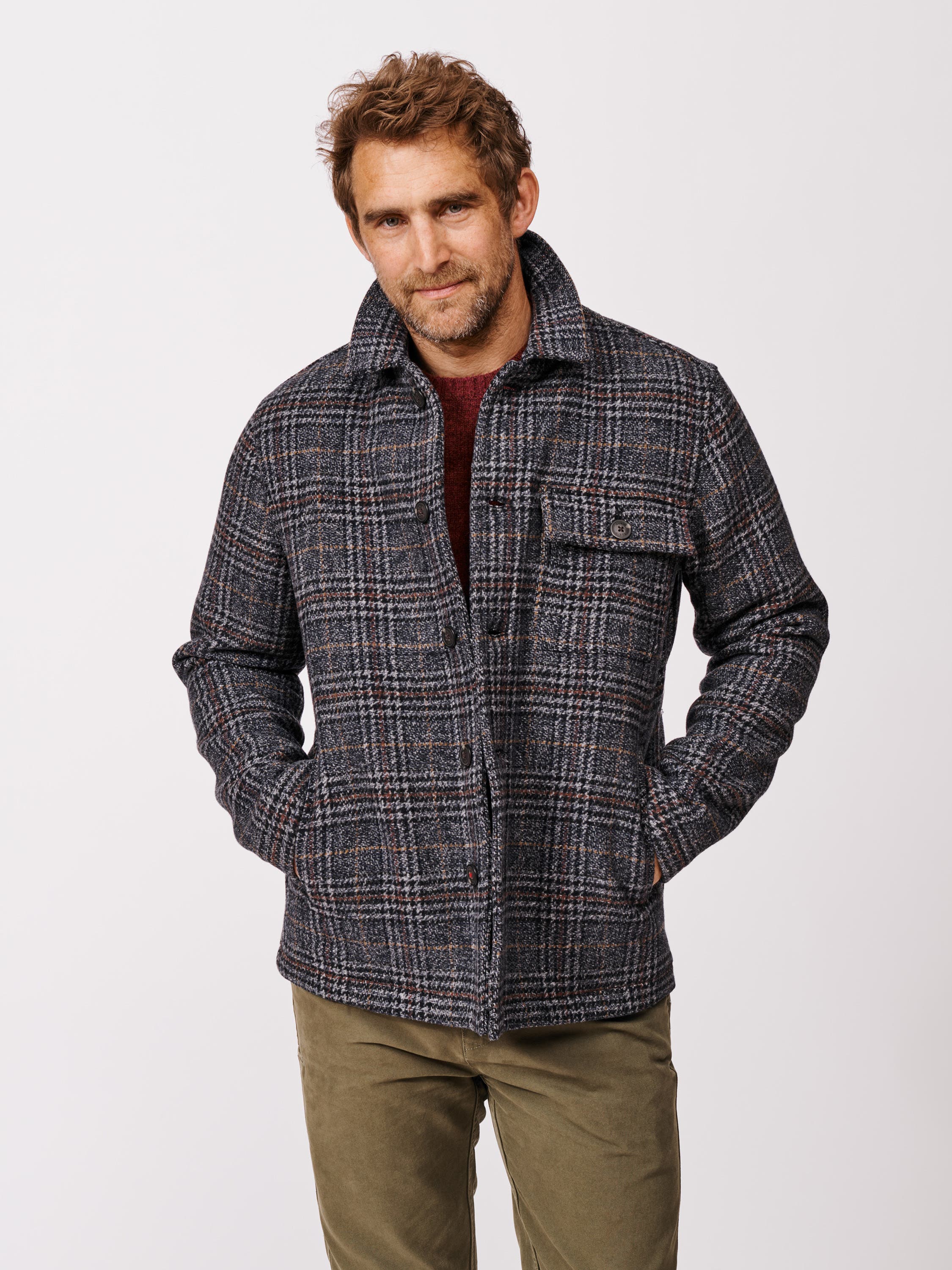 Aubin Nettleham Shirt Jacket In Multi