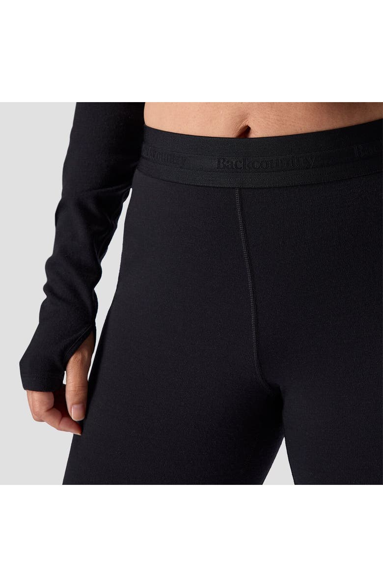 Backcountry Cedars RWS Merino Mid-Wt Baselayer Bottom - Women's, Alternate, color, Black