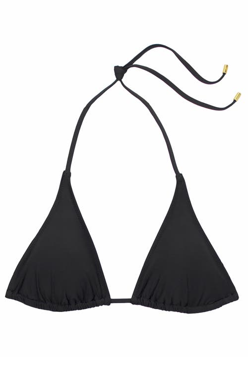 Helen Jon String Bikini Top In Black