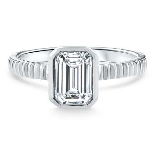 Bliss Diamond 1.52 Ct Emerald Cut Solitaire Diamond Engagement Ring 14k Gold Lab Grown In White Gold