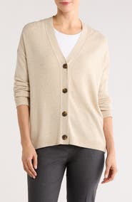 Nordstrom Lightweight Buttoned Cardigan