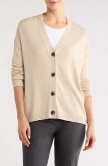Nordstrom Lightweight Buttoned Cardigan