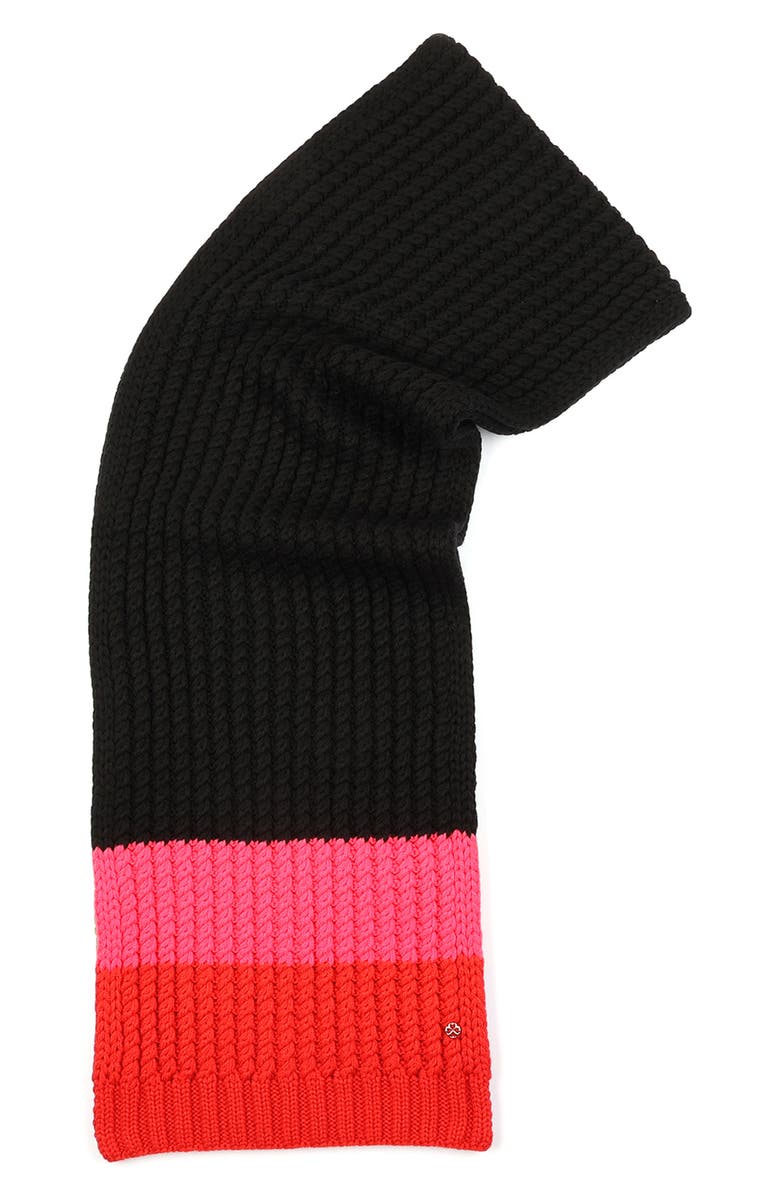 Kate Spade New York marble cable knit scarf, Alternate, color, 