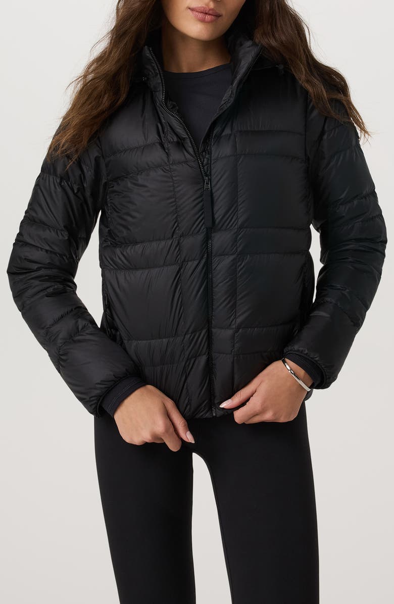 Vuori Coordinate 650 Fill Power Packable Down Jacket, Main, color, Black