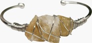Humanist Beauty Gemstone Wire Wrapped Bracelet