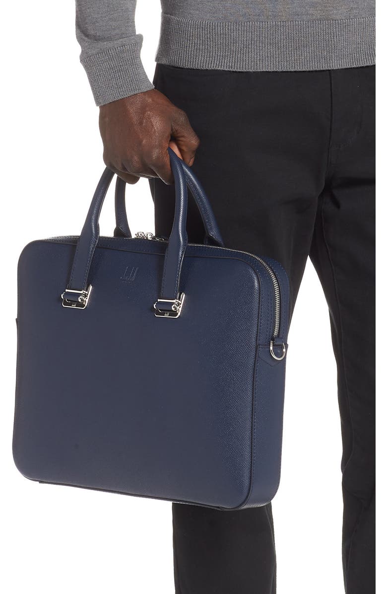 Dunhill Cadogan Leather Single Document Case, Alternate, color,