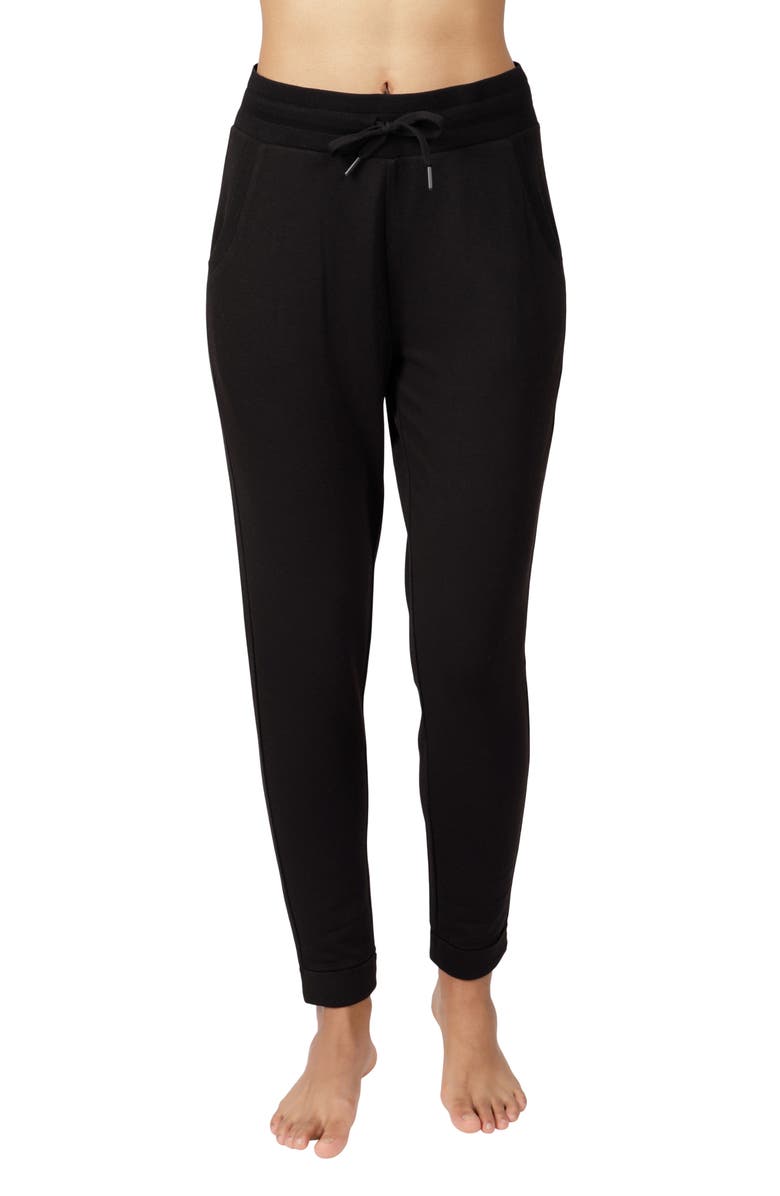 90 DEGREE BY REFLEX Terry Brushed Fleece Lined Jogger, Main, color,