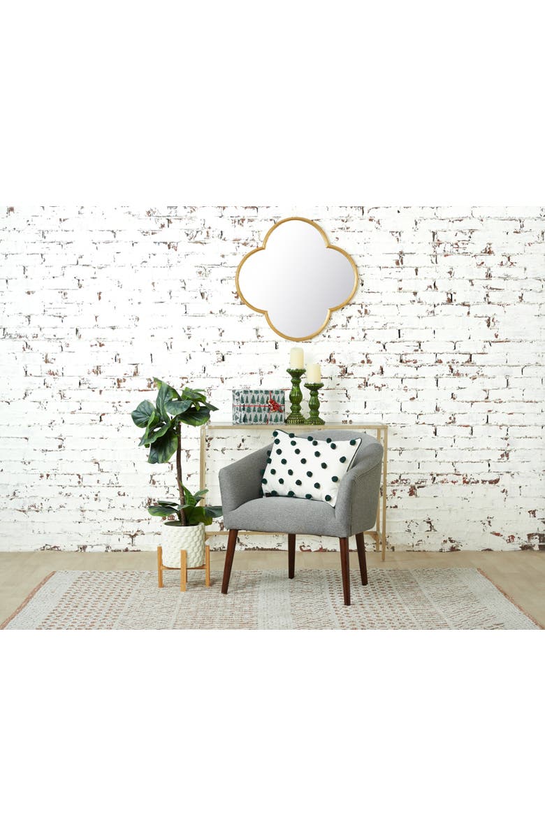 carol & frank Jungle Dot Oblong Tufted Throw Pillow, 14" x 22", Alternate, color, Green