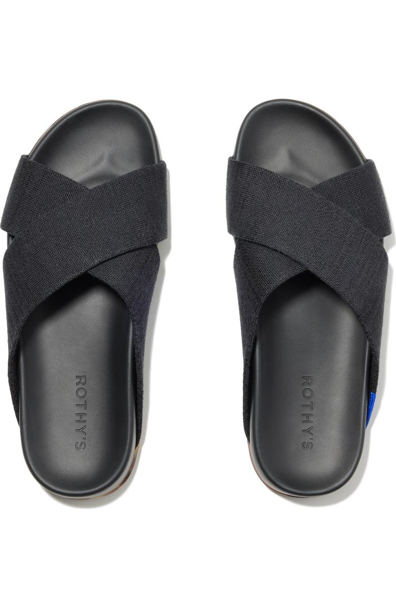Rothy's The Weekend Slide, Main, color, Black