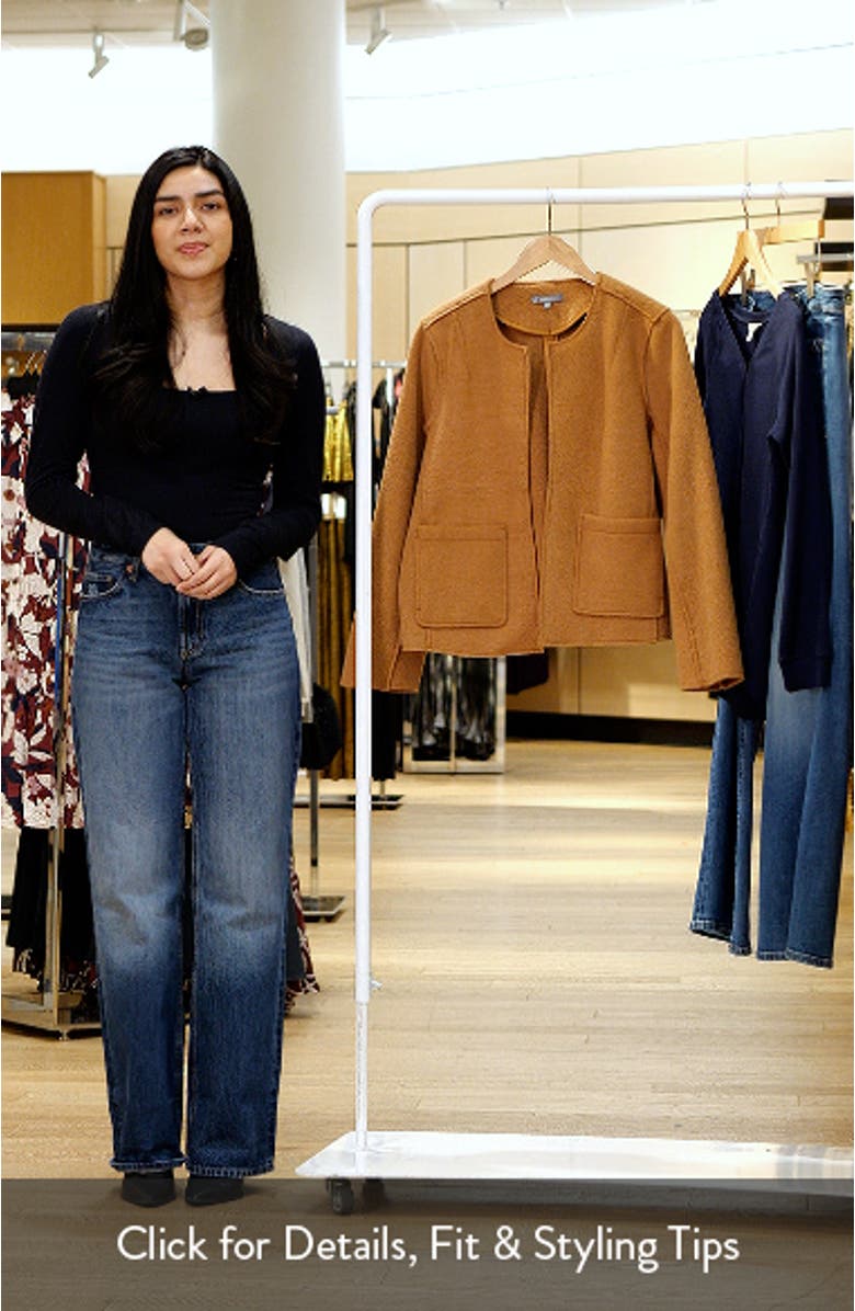 Open Front Crop Jacket, sales video thumbnail