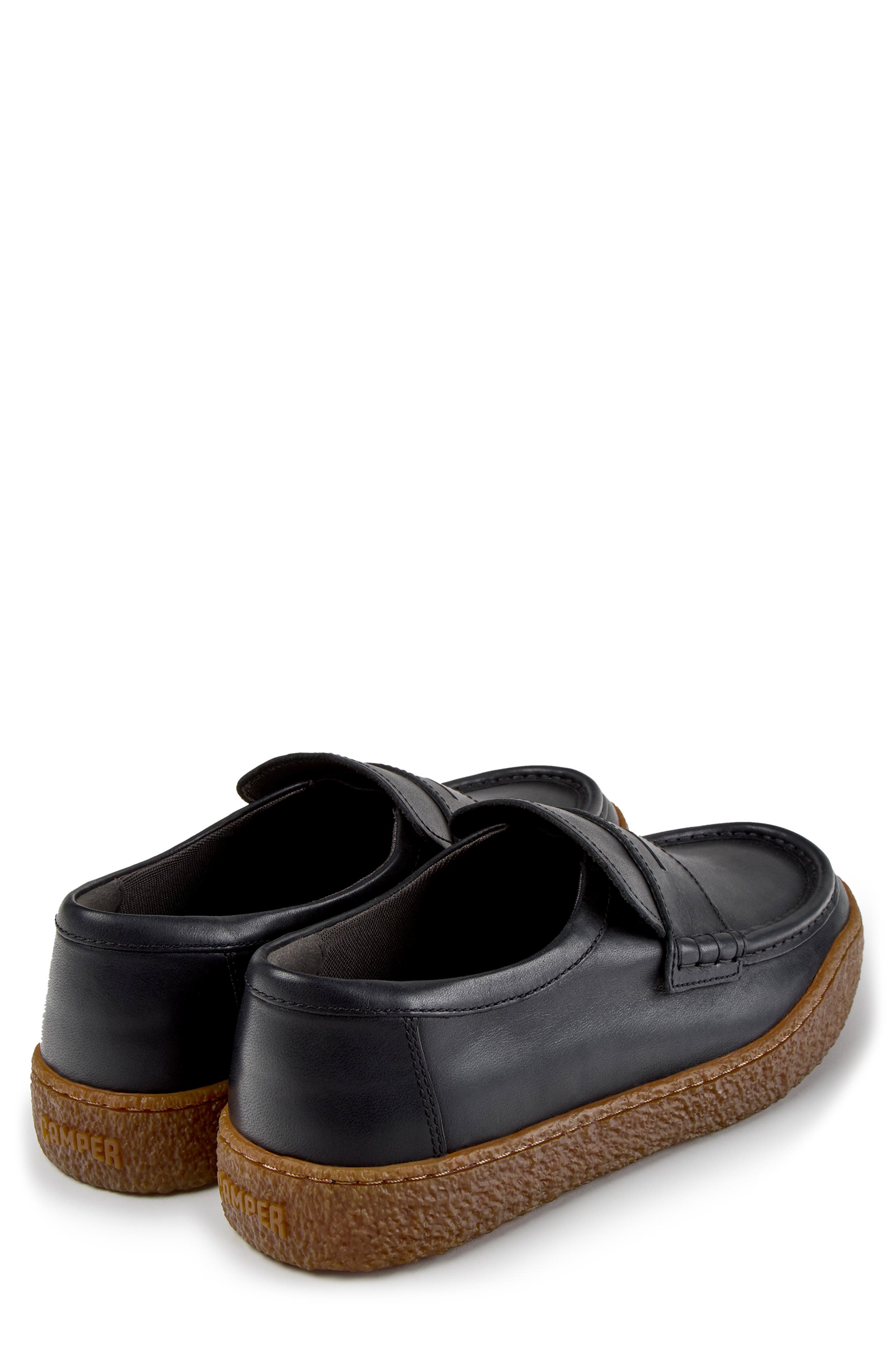 Peu Terreno Penny Loafer, Alternate, color, BLACK