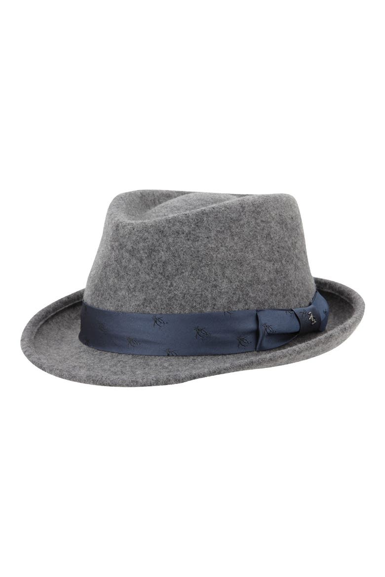 'Paul' Wool Fedora, Main, color, CASTLEROCK