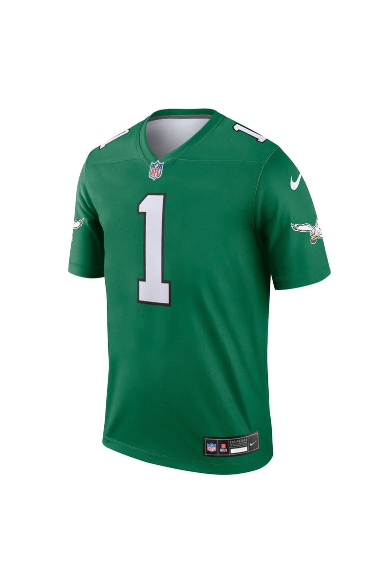 Men's Nike Jalen Hurts Kelly Green Philadelphia Eagles Alternate Legend Player Jersey, Alternate, color, Kelly Green