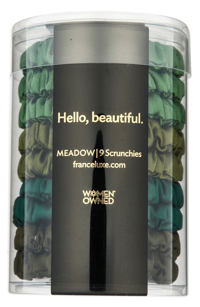 L. Erickson Grab & Go 9-Pack Assorted Scrunchies, Alternate, color, Meadow