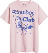Junk Food Cowboy Club Cotton Graphic T-Shirt