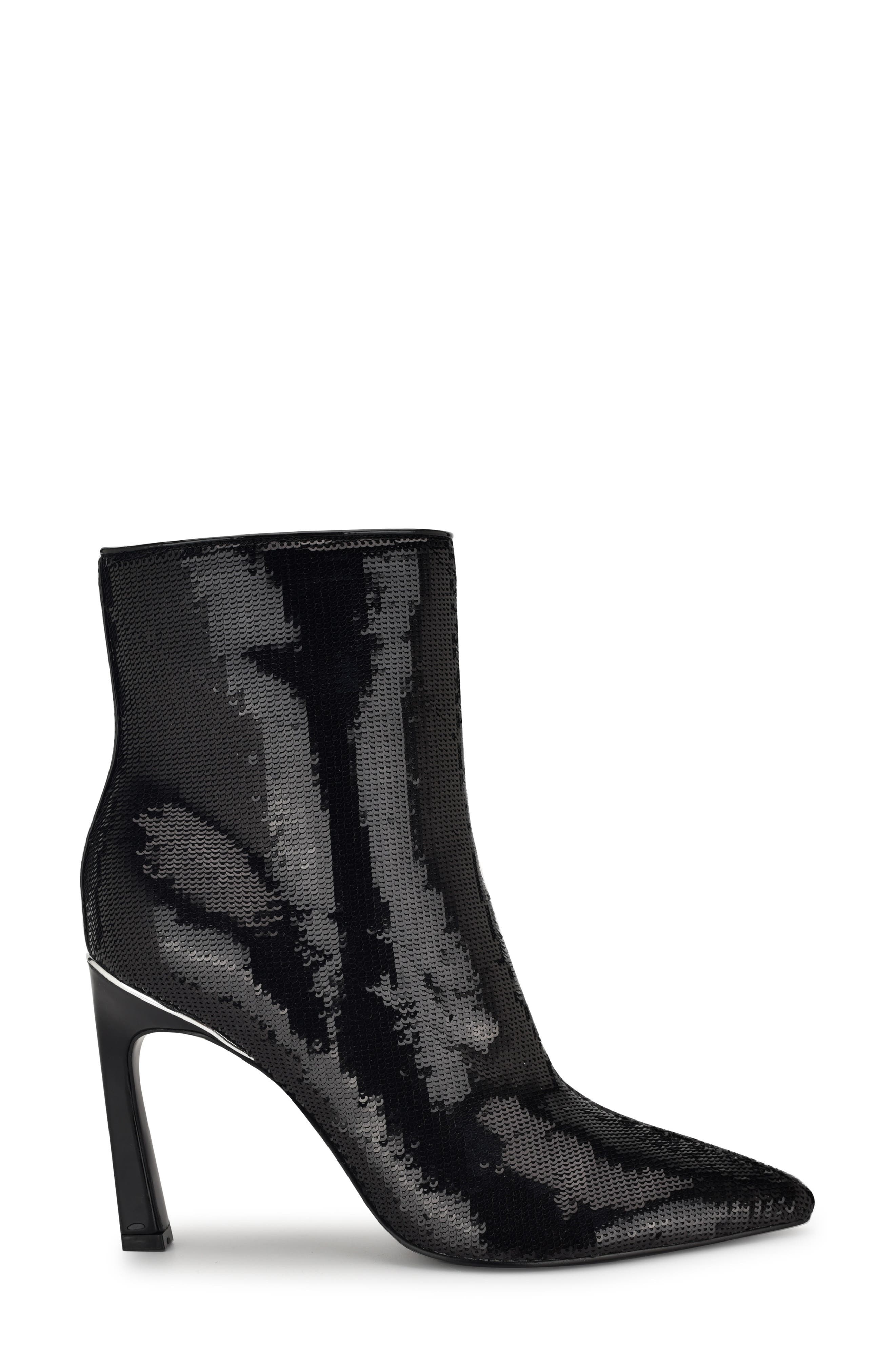 Nine West Baey Pointed Toe Bootie, Alternate, color, Black