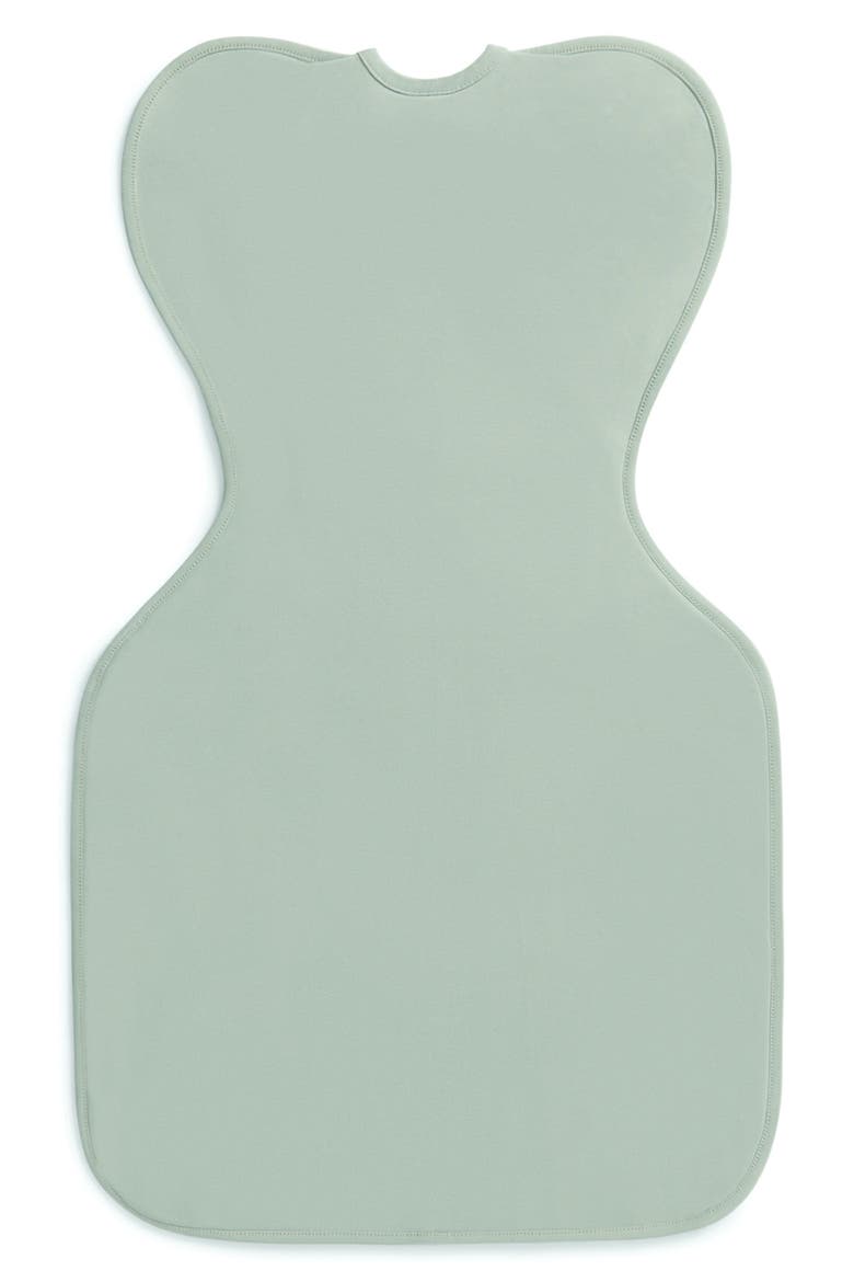Swaddle Up™ 1.5 TOG Stretch Cotton Fleece Swaddle, Alternate, color, OLIVE