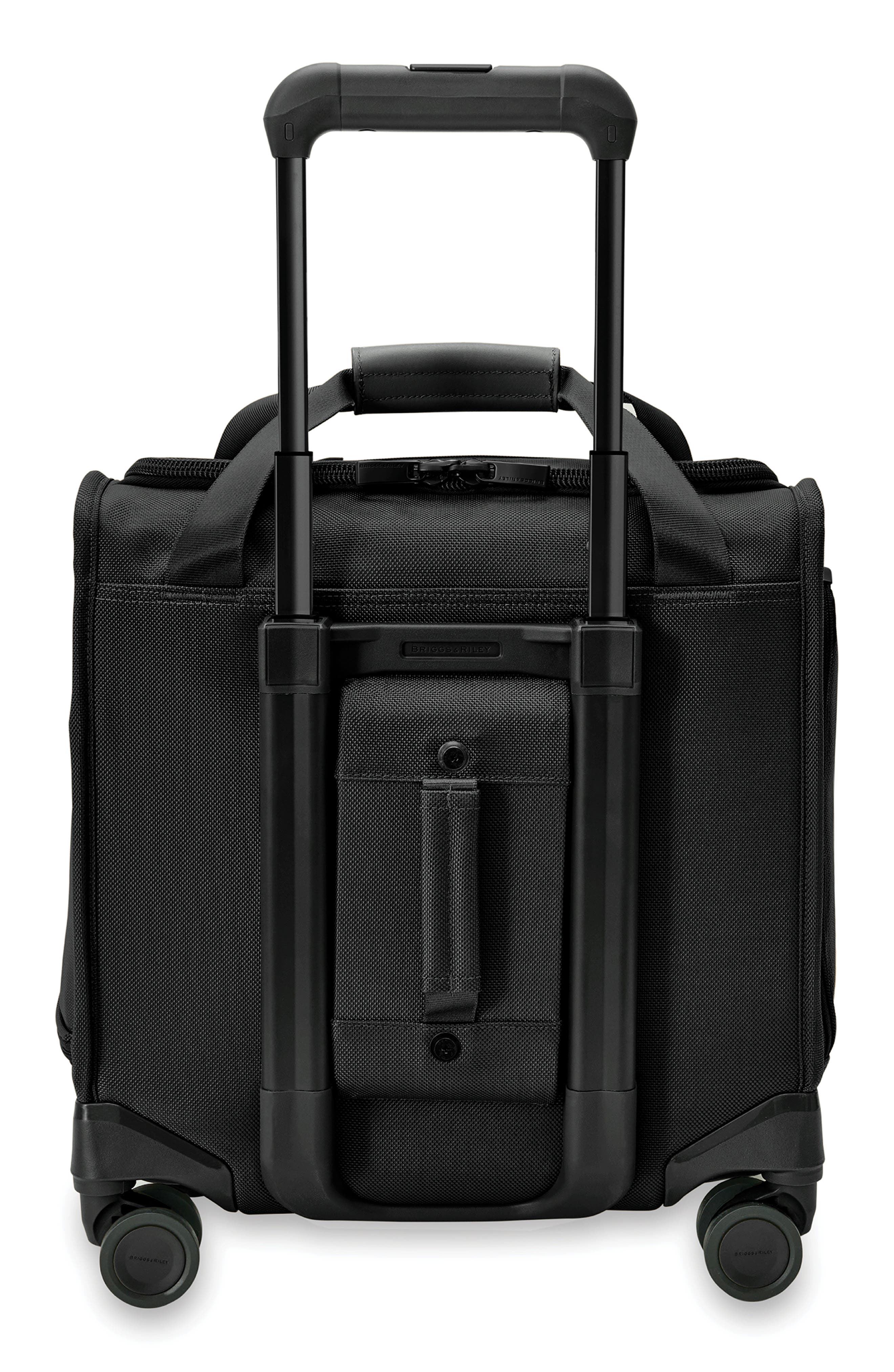Briggs & Riley Baseline Cabin Spinner Carry-On Bag, Alternate, color, Black
