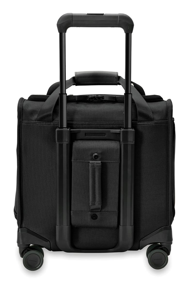 Baseline Cabin Spinner Carry-On Bag, Alternate, color, BLACK