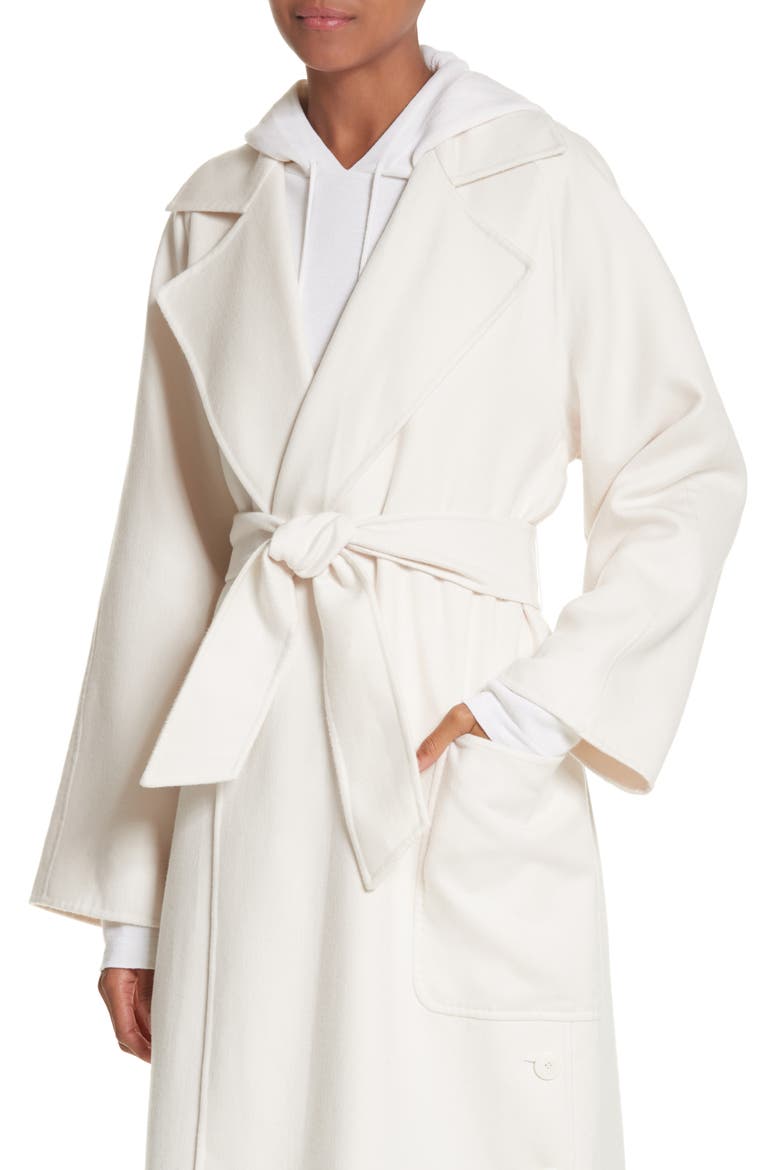 Alacre Wool & Cashmere Coat, Alternate, color, SILK