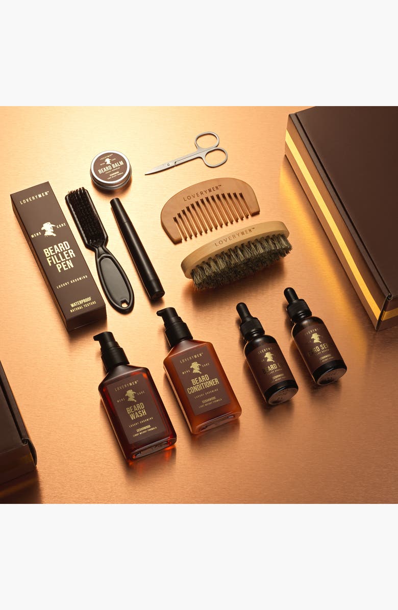 Lovery 9 Piece Ultimate Beard Care Kit, Alternate, color, NO COLOR
