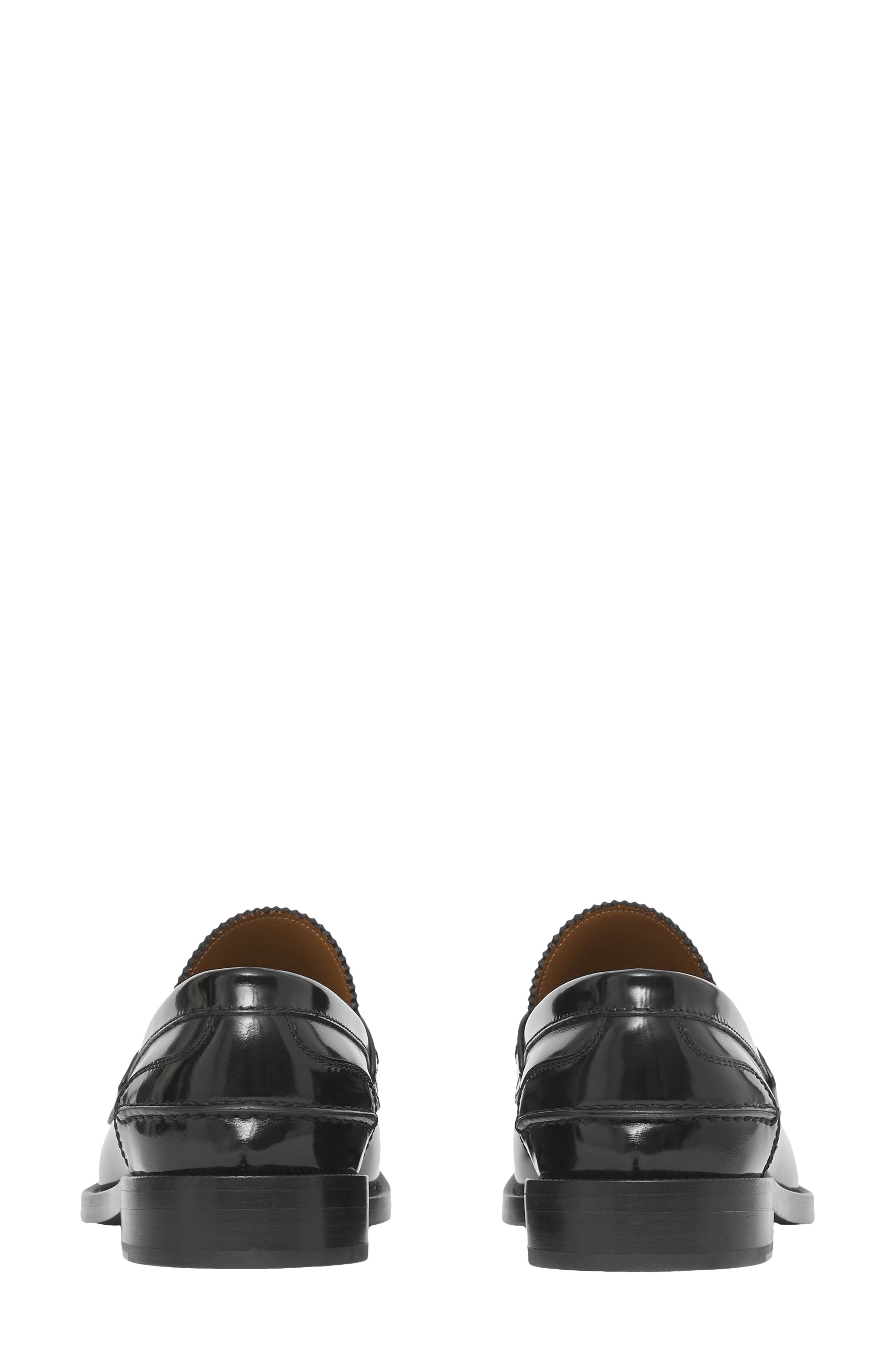 Burberry Monogram Motif Leather Loafer, Alternate, color, 