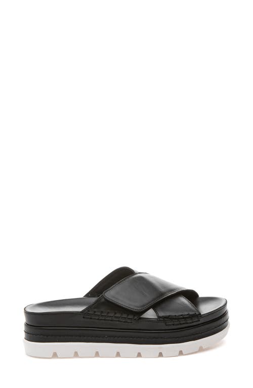 Jslides Briana Platform Sandal In Black