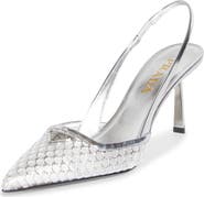 Prada Mesh Slingback Pump