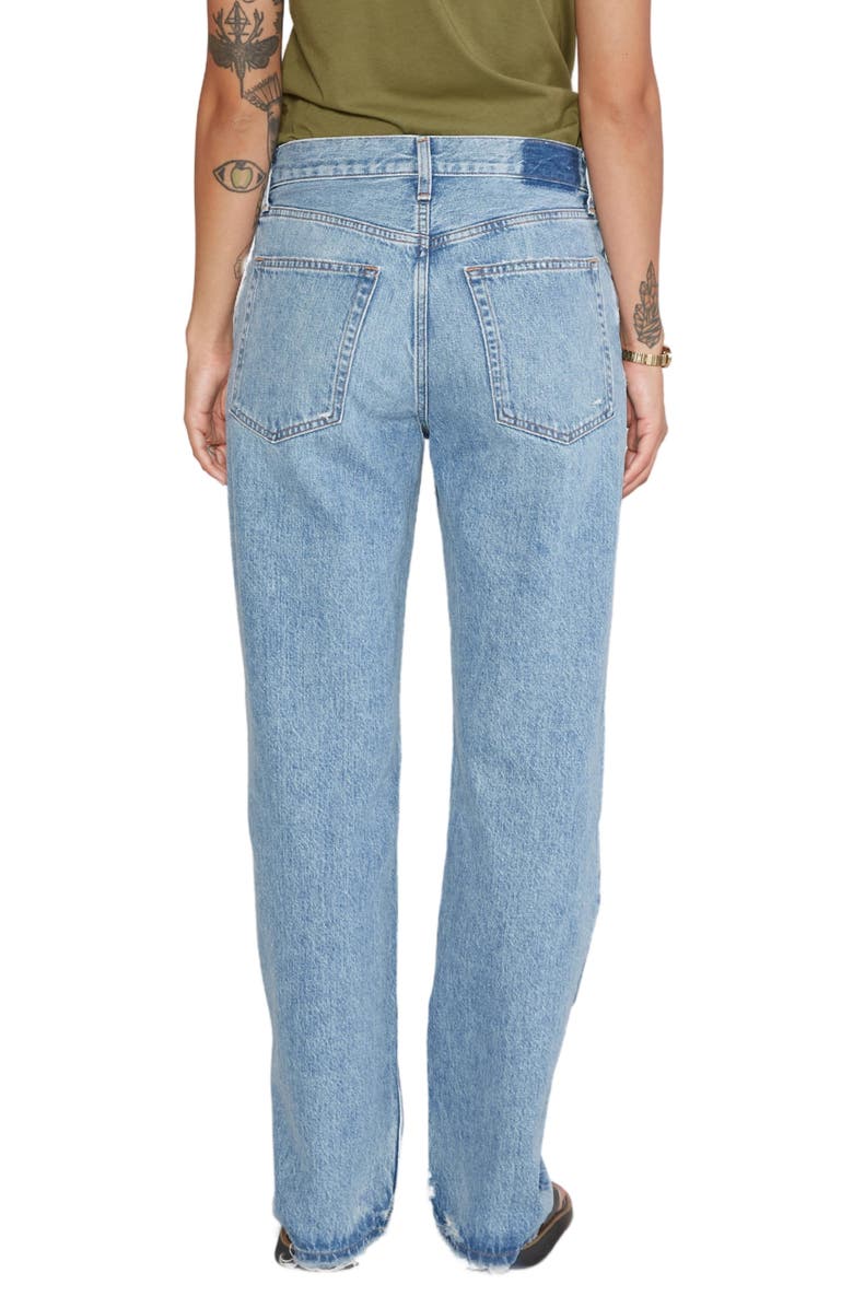 ÉTICA Altin Raw Hem Slouchy Boyfriend Jeans, Alternate, color, 