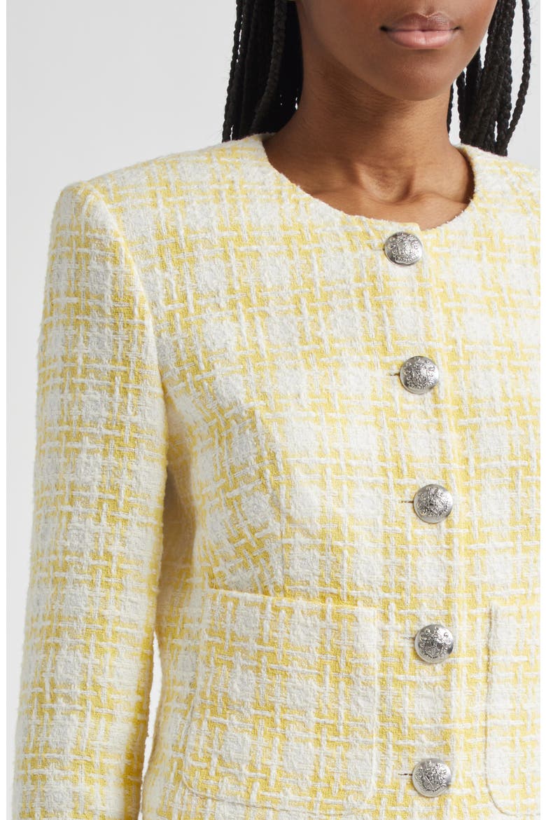 Nathan Check Cotton Blend Tweed Jacket (Women) | Nordstrom