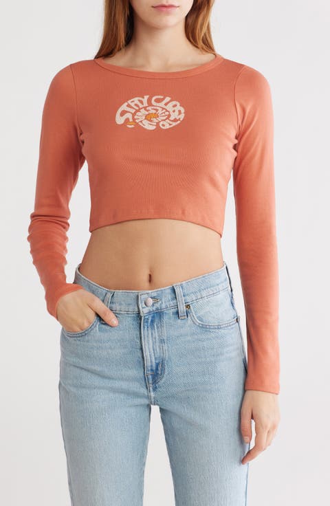 Close to You Long Sleeve Graphic Top