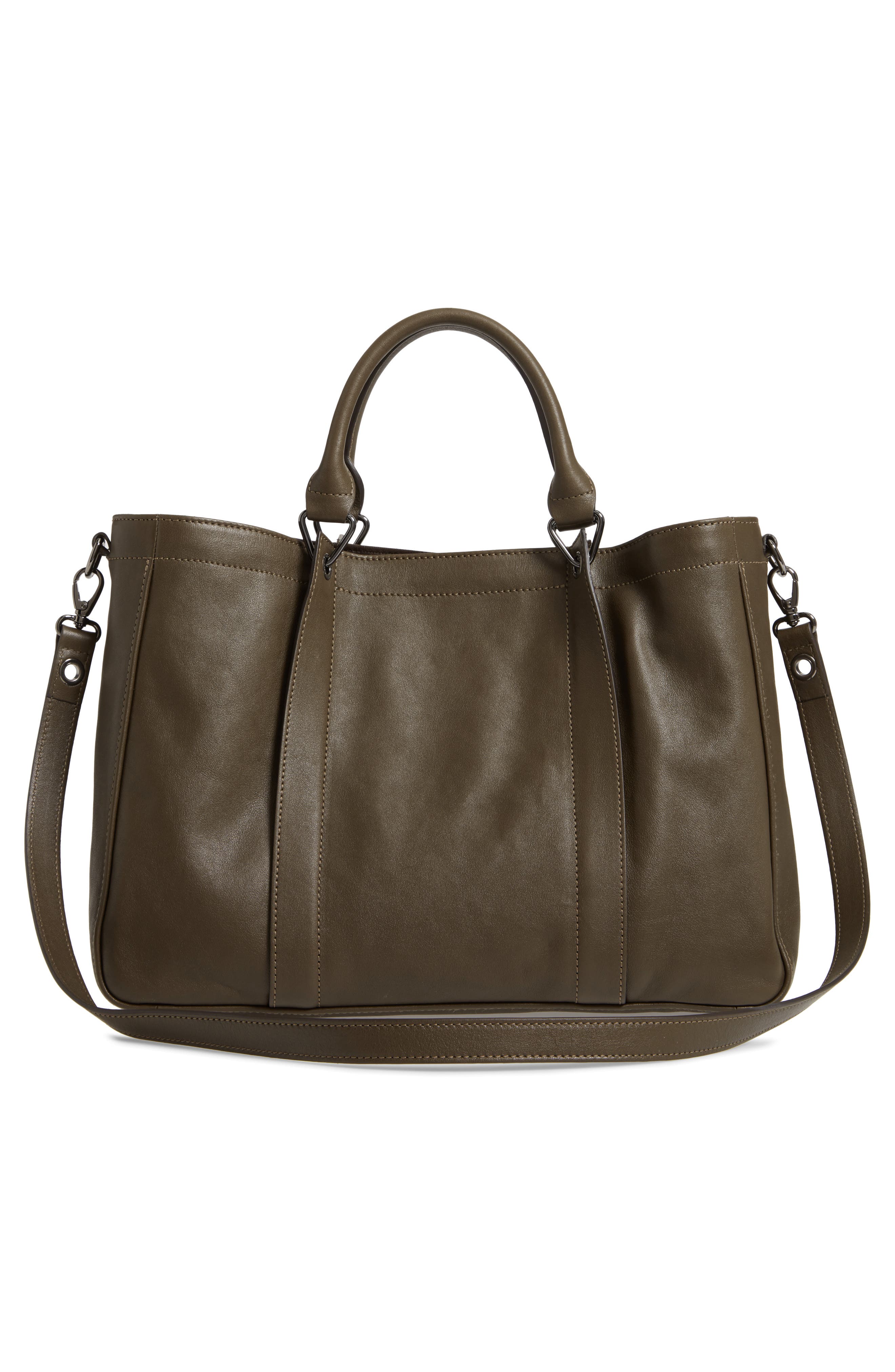 Longchamp '3D - Medium' Leather Tote, Alternate, color, 