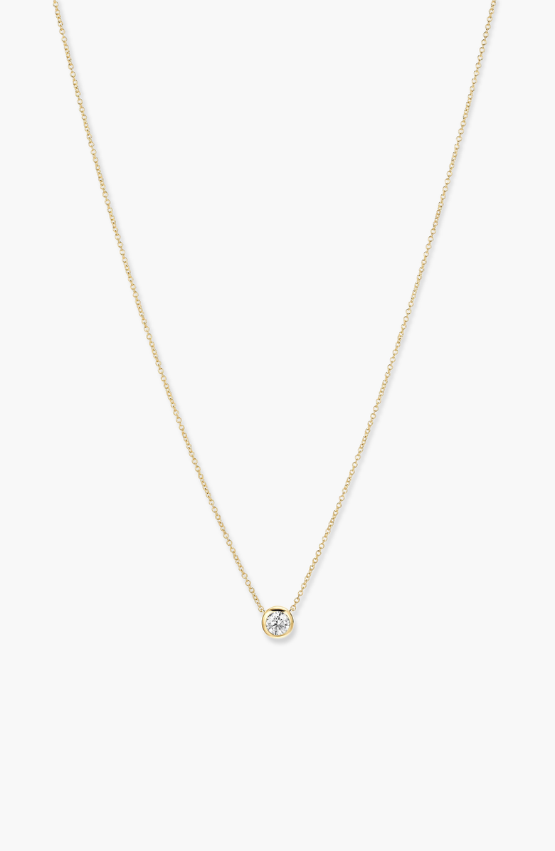 MEJURI Large Diamond Necklace, Main, color, Yellow Gold