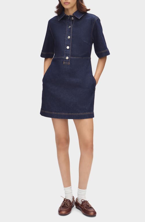 ALIGNE Amber Denim Mini Shirtdress in Indigo  product