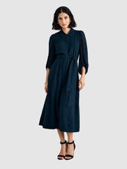 Phase Eight Maeve Textured Belted Shirt Dress