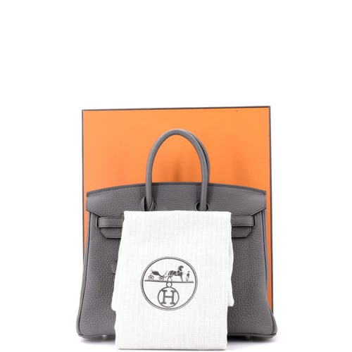 Pre-owned Hermes  Hermes Birkin Handbag Grey Togo With Rose Gold Hardware 25 In Gray