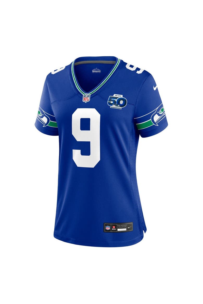 Women's Nike Kenneth Walker III Royal Seattle Seahawks Alternate 2 50th Season Game Jersey, Alternate, color, Royal