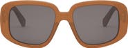 CELINE Bold 3 Dots 55mm Geometric Sunglasses