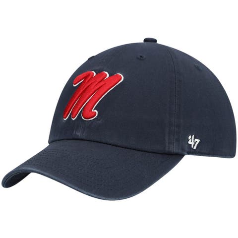 Men's '47 Navy Ole Miss Rebels Clean Up Adjustable Hat