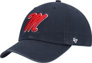 '47 Men's '47 Navy Ole Miss Rebels Clean Up Adjustable Hat