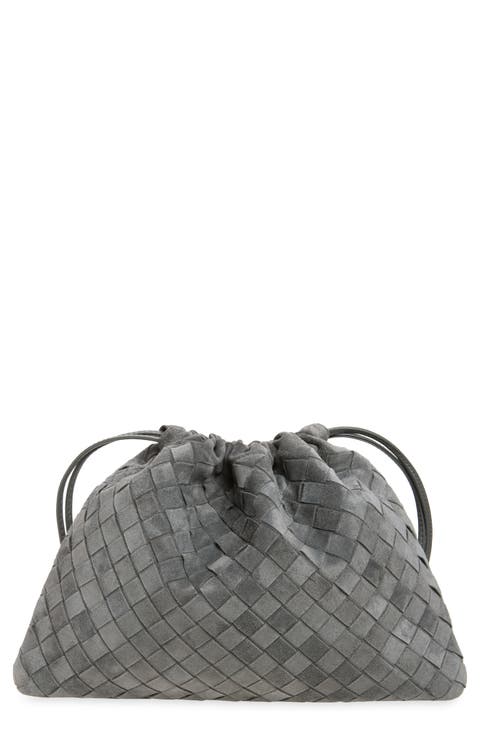 Medium Dustbag Intrecciato Suede Bag