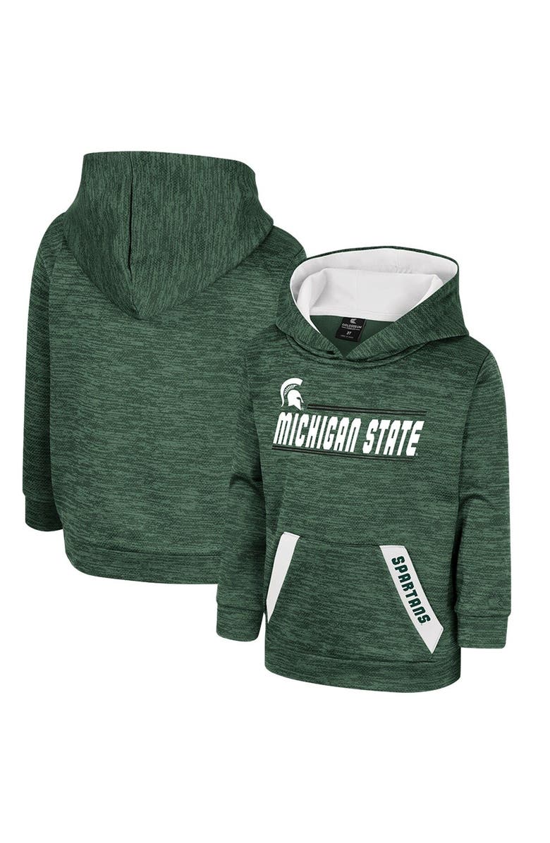 COLOSSEUM Toddler Colosseum Green Michigan State Spartans Live Hardcore Pullover Hoodie, Main, color, 