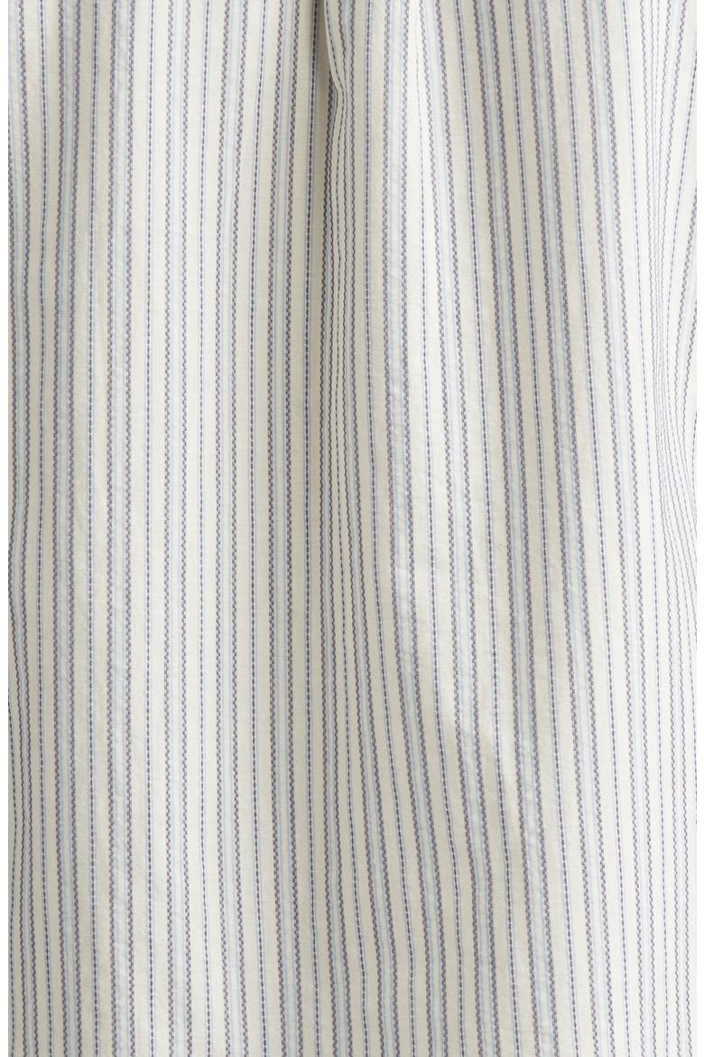 Stripe Short Sleeve Button-Up Shirt, Alternate, color, SOFT DENIM MULTI STRIPE