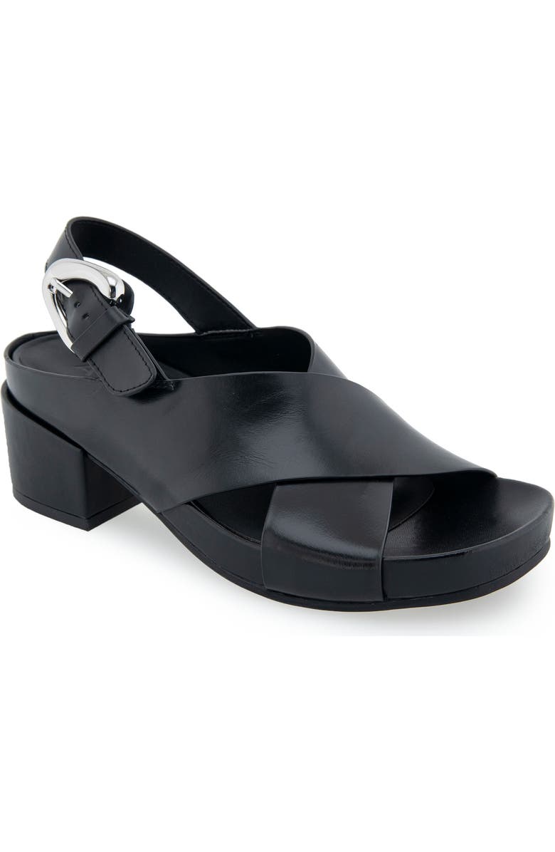 Aerosoles Chrystie Sandal, Main, color, Black Leather