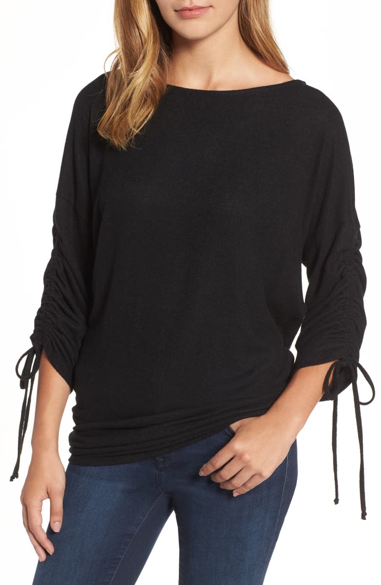 GIBSONLOOK Gibson Cozy Tie Sleeve Top, Main, color,