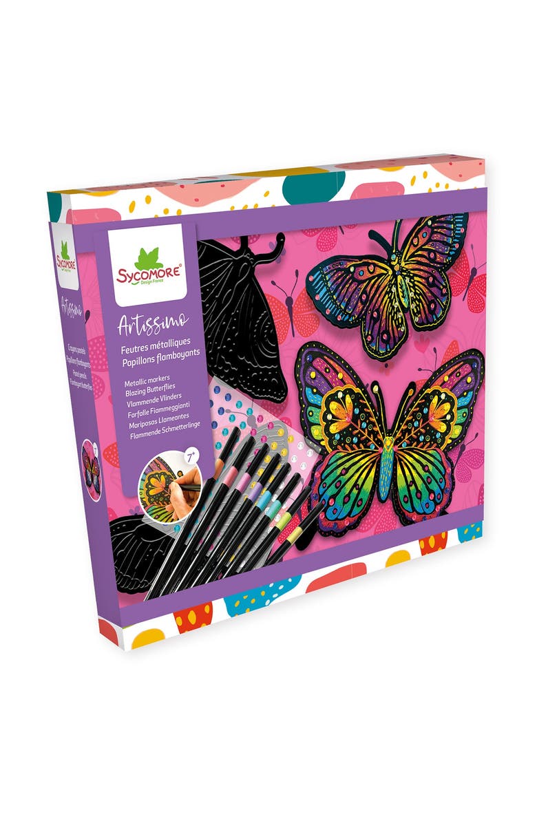 Sycomore Artissimo -L Color Pencils Flamboyant Butterflies  - 7y+, Main, color, Multicolor