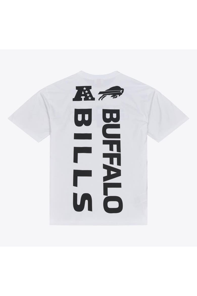 Men's Mitchell & Ness White Buffalo Bills Monochrome T-Shirt, Alternate, color, White